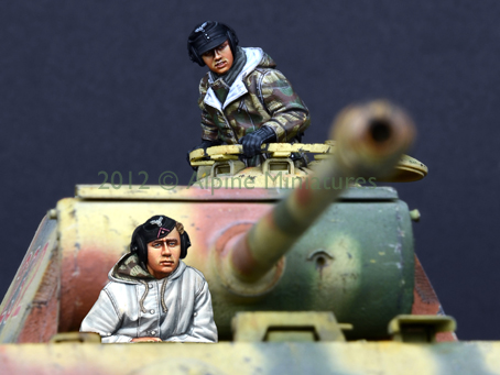 1/35 二战德国豹式中型坦克乘员组