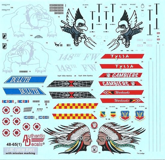 1/48 F-16C Block.30/40/42/50/52 战隼战斗机"美国空军"
