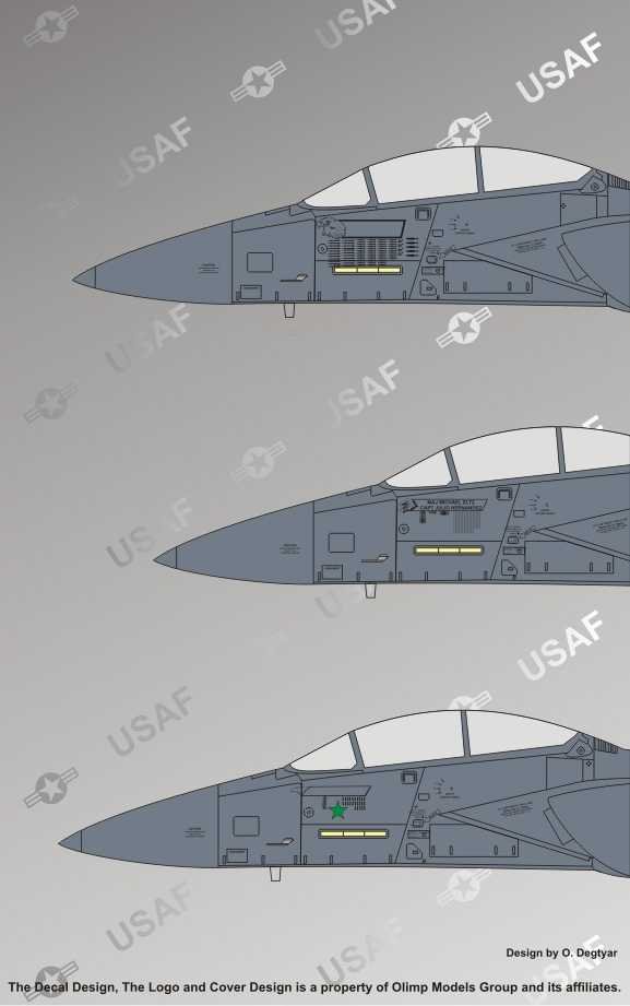 1/48 F-15E 攻击鹰战斗机战术标记