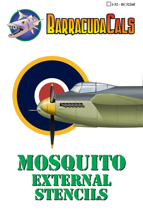 1/32 二战英国蚊式战斗机机身扩展标记