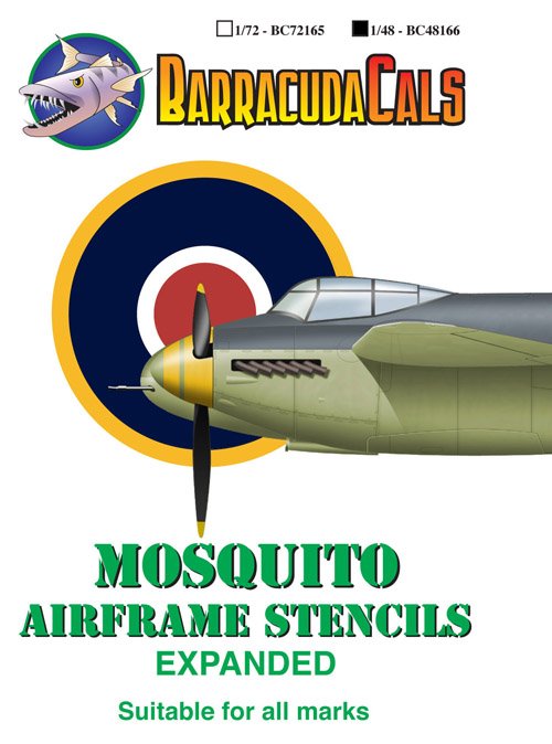 1/48 二战英国蚊式战斗机机身扩展标记
