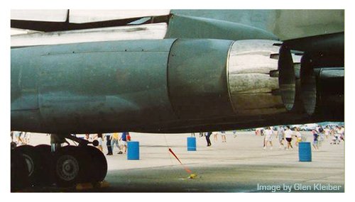 1/48 B-1B 枪骑兵战略轰炸机排气管改造件(火鸡羽毛)