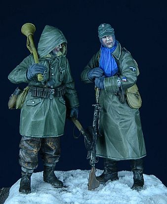 1/35 二战德国党卫军掷弹兵组, 1943-45年冬季东部战线