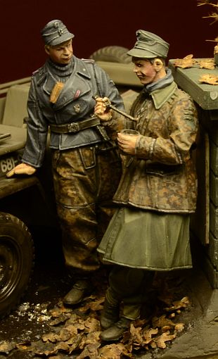 1/35 二战德国武装党卫军士兵组"阿登战线1944年"