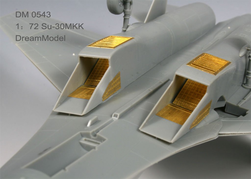 1/72 Su-30MKK 侧卫战斗机改造蚀刻片(配小号手)