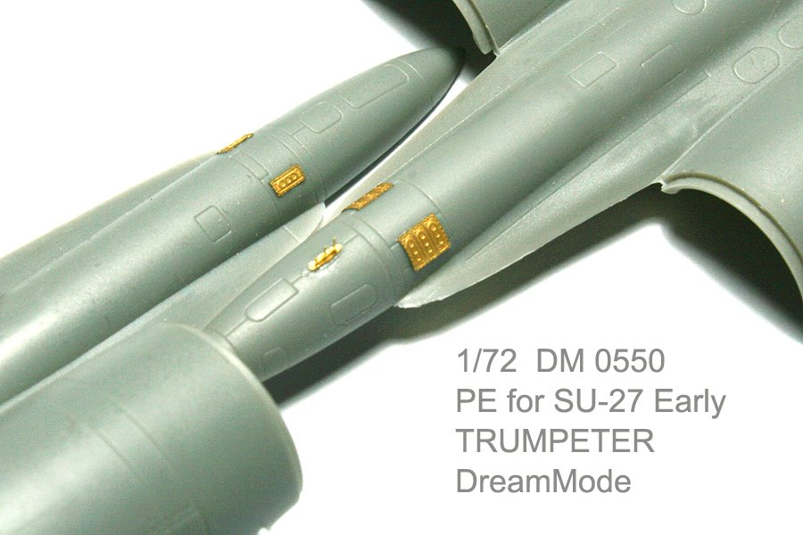 1/72 Su-27 侧卫战斗机初期型改造蚀刻片(配小号手)