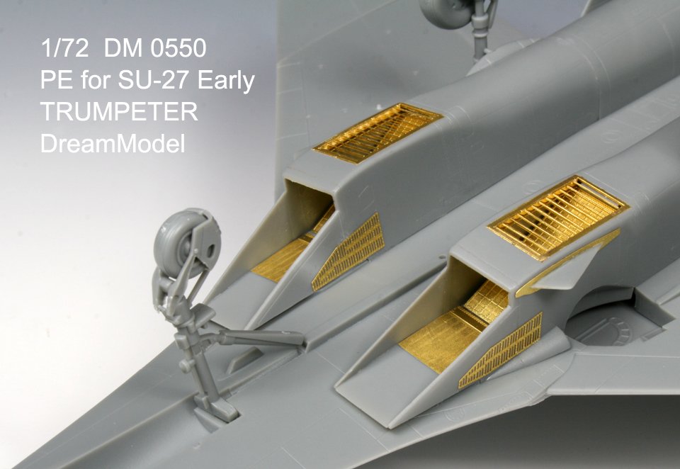 1/72 Su-27 侧卫战斗机初期型改造蚀刻片(配小号手)