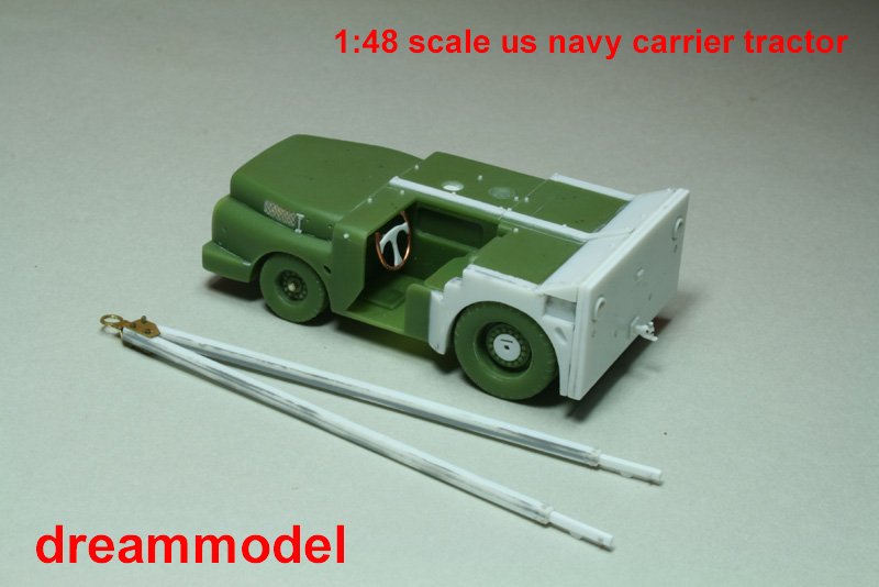 1/48 现代美国海军甲板牵引车短头型树脂套件