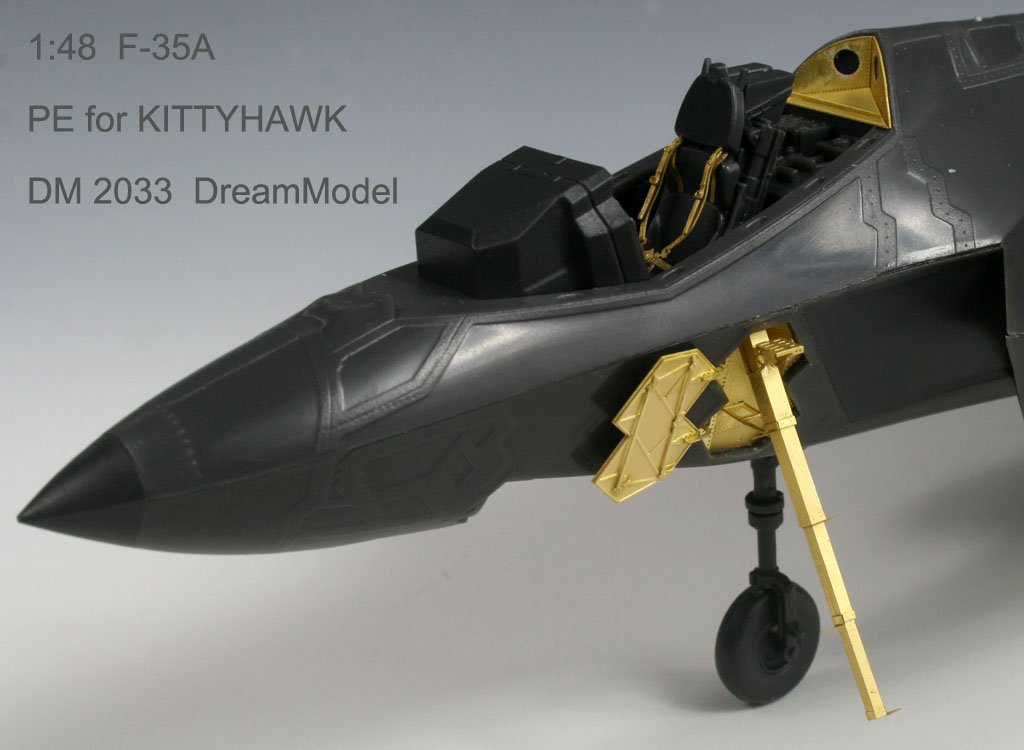 1/48 F-35A 雷电II战斗机改造蚀刻片(配Kitty Hawk)