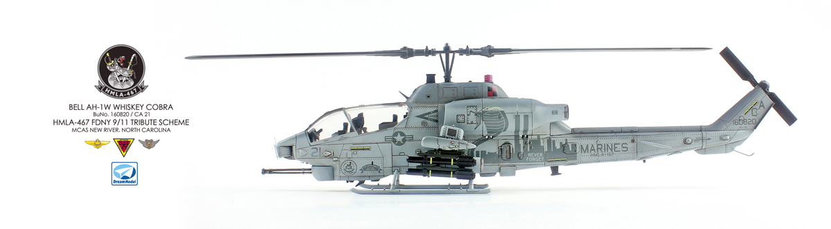 1/72 现代美国 AH-1W 超级眼镜蛇武装直升机后期型 - 点击图像关闭