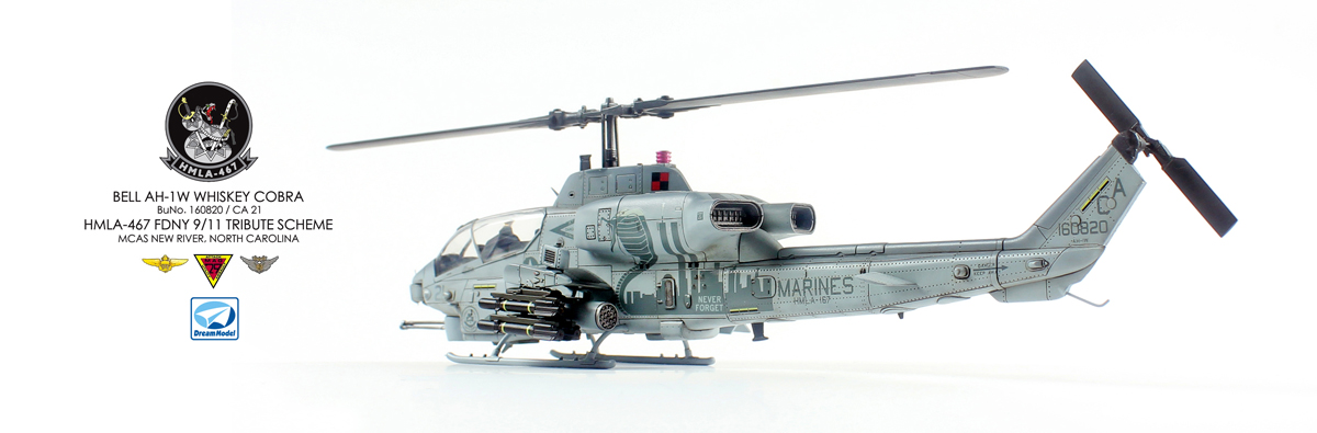 1/72 现代美国 AH-1W 超级眼镜蛇武装直升机后期型