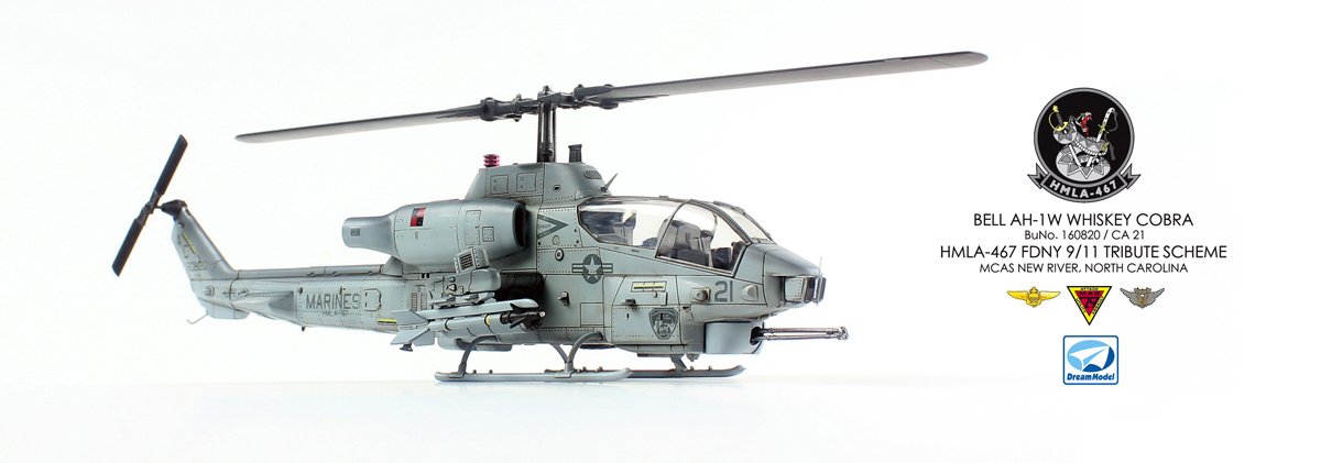 1/72 现代美国 AH-1W 超级眼镜蛇武装直升机后期型 - 点击图像关闭