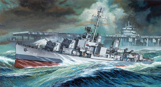 1/350 二战美国 DD-710 基林号驱逐舰1945年