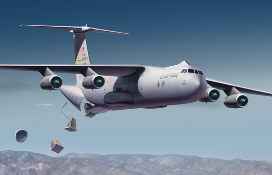 1/200 现代美国 C-141B 运输星战略运输机