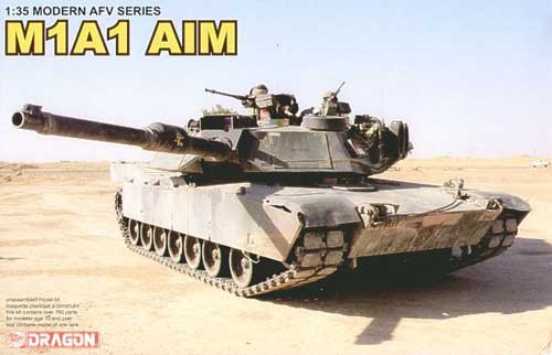 1/35 现代美国 M1A1 AIM 艾布拉姆斯主战坦克