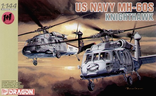1/144 现代美国 MH-60S 骑士鹰直升机 "HSC-2,HSC-28"