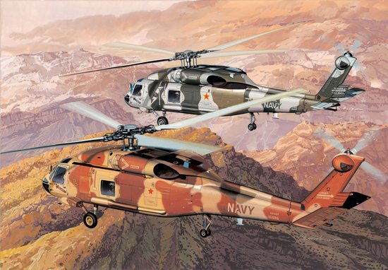 1/144 现代美国 SH-60F 海鹰直升机"NSAWC/TOPGUN"