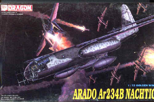 1/72 二战德国 Ar234B 闪电喷气式夜间轰炸机