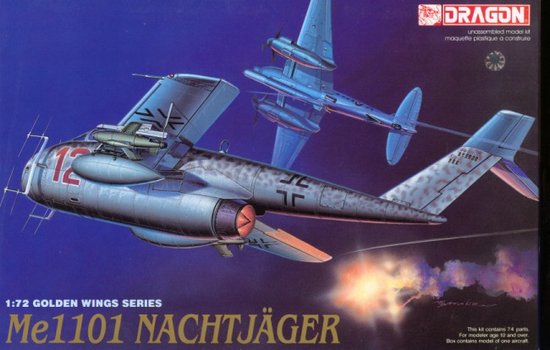 1/72 二战德国 Me1101 喷气式战斗机