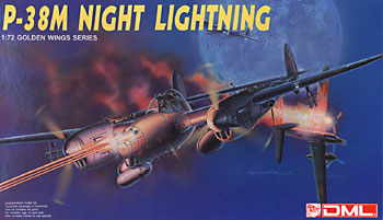 1/72 二战美国 P-38M 闪电夜间战斗机