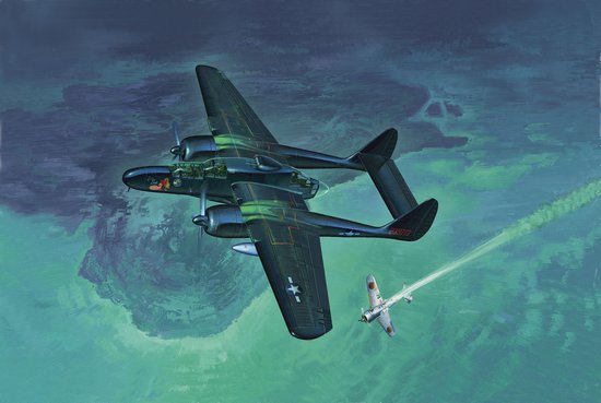 1/72 现代美国 P-61B 黑寡妇战斗机