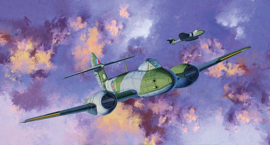 1/72 现代英国流星喷气式战斗机 F.III