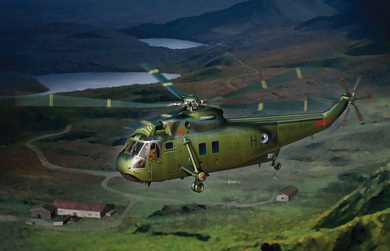 1/72 现代英国 WS-61 海王直升机HC.4