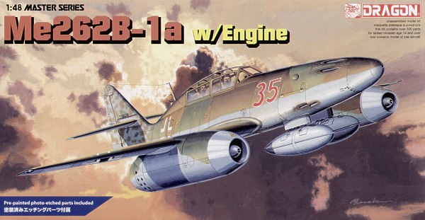 1/48 二战德国 Me262B-1a 梅塞施米特喷气式夜间战斗机