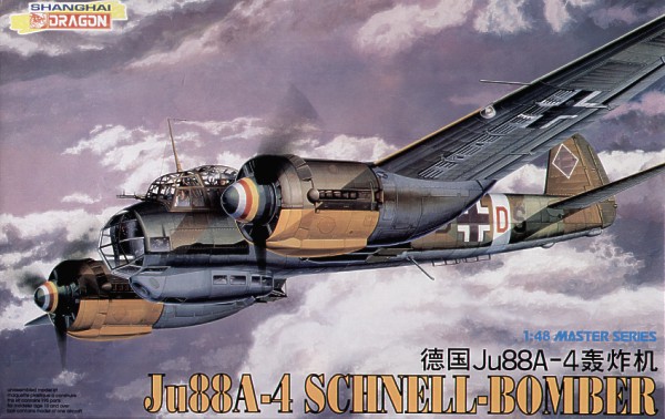 1/48 二战德国 Ju88A-4 容克中型轰炸机
