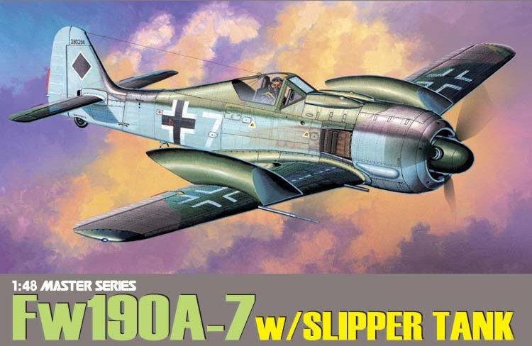 1/48 二战德国 Fw190A-7 福克武尔夫战斗机