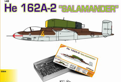1/48 二战德国 He162A-2 火蜥蜴战斗机