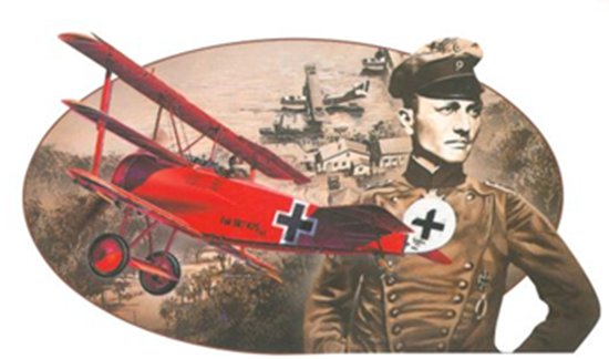 1/48 一战德国福克三翼战斗机Dr.1型"红男爵"