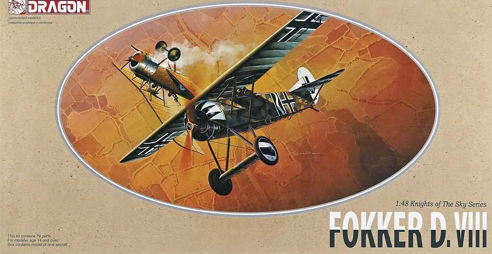 1/48 一战德国福克单翼战斗机D.VIII型