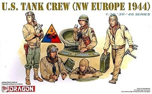 1/35 二战美国坦克乘员"欧洲西北战线1944年"