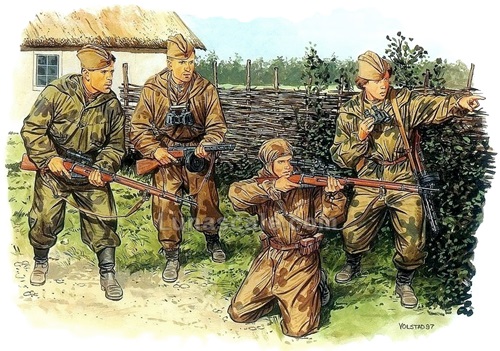 1/35 二战苏联侦察兵与狙击手