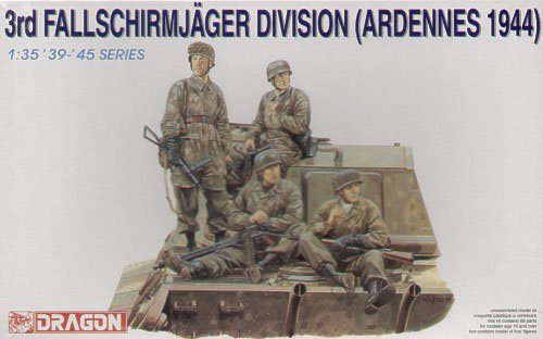 1/35 二战德国第3伞兵师"阿登战线1944年"