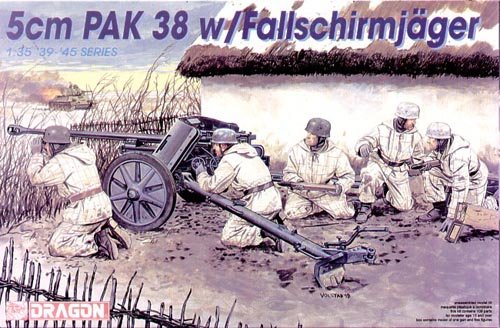 1/35 二战德国伞兵与反坦克炮(5cm Pak 38)