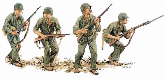 1/35 二战美国海军陆战队"瓜达卡纳尔1942年"