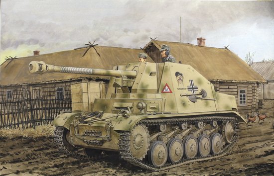 1/35 二战德国黄鼠狼II坦克歼击车中期生产型(Pak 40/2)