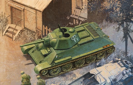 1/35 二战俄罗斯 T-34/76 中型坦克1942年型