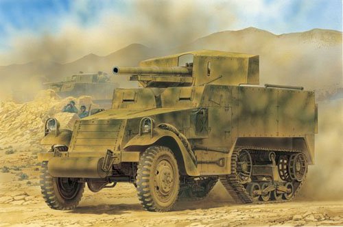 1/35 二战美国 M3 75mm 半履带火力支援装甲车