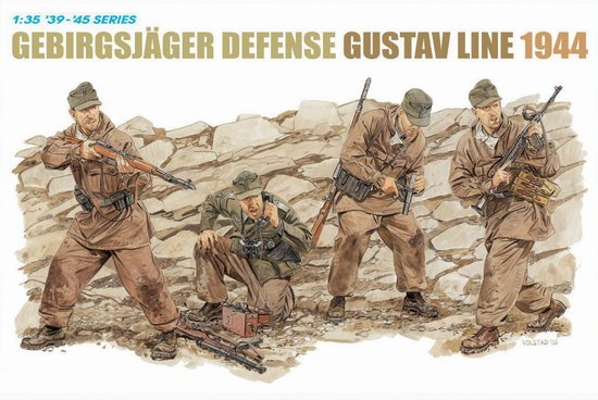 1/35 二战德国山地猎兵"古斯塔夫防线1944年"