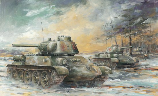 1/35 二战俄罗斯 T-34/76 中型坦克指挥官炮塔1943年型"183号制造厂"
