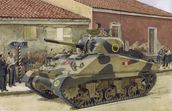 1/35 二战英国谢尔曼3中型坦克直视型初期生产型