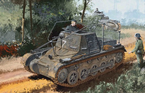 1/35 二战德国一号指挥坦克极初期生产型