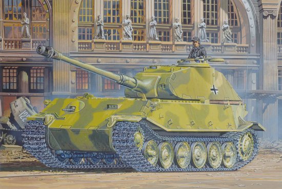 1/35 二战德国 VK.45.02(P)H 虎王重型试验坦克