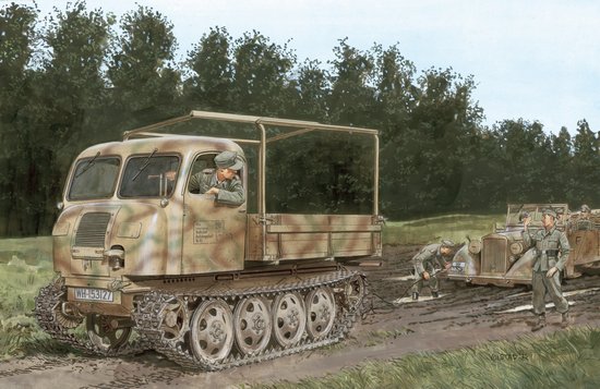 1/35 二战德国 RSO/01 东线履带牵引车(470型)