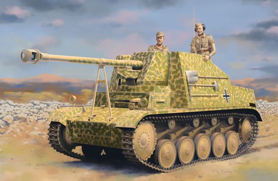 1/35 二战德国黄鼠狼II坦克歼击车初期型  