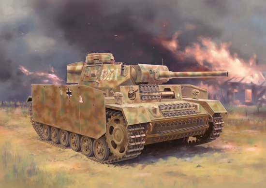 1/35 二战德国三号战车(Fl)M型(车侧装甲)