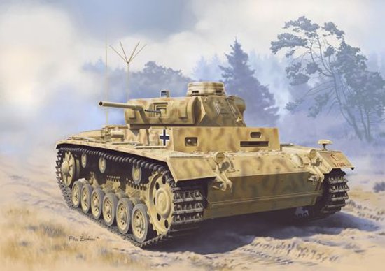 1/35 二战德国三号炮兵观测坦克F型